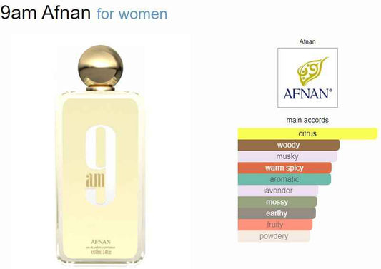 Afnan 9 AM Women EDP 100ml UAE