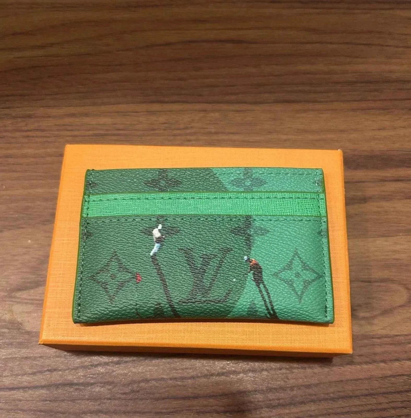 Louis Vuitton Golf Green Card Holder – Luxury Leather Card Wallet
