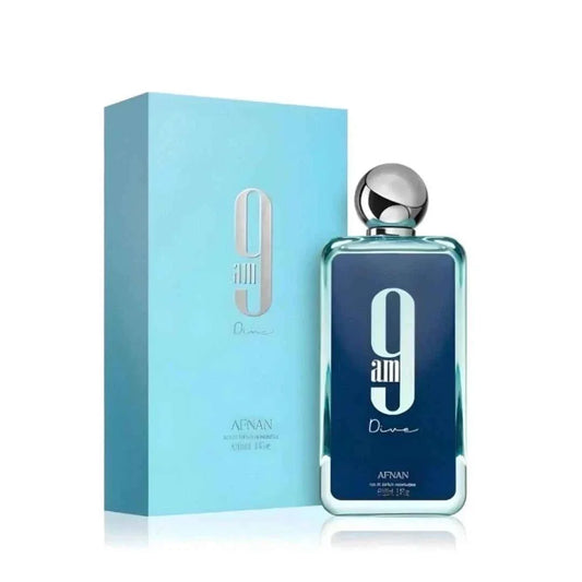 Afnan 9AM Dive Perfumes EDP 3.4 Oz 100 ML For Unisex 🥇USA Seller