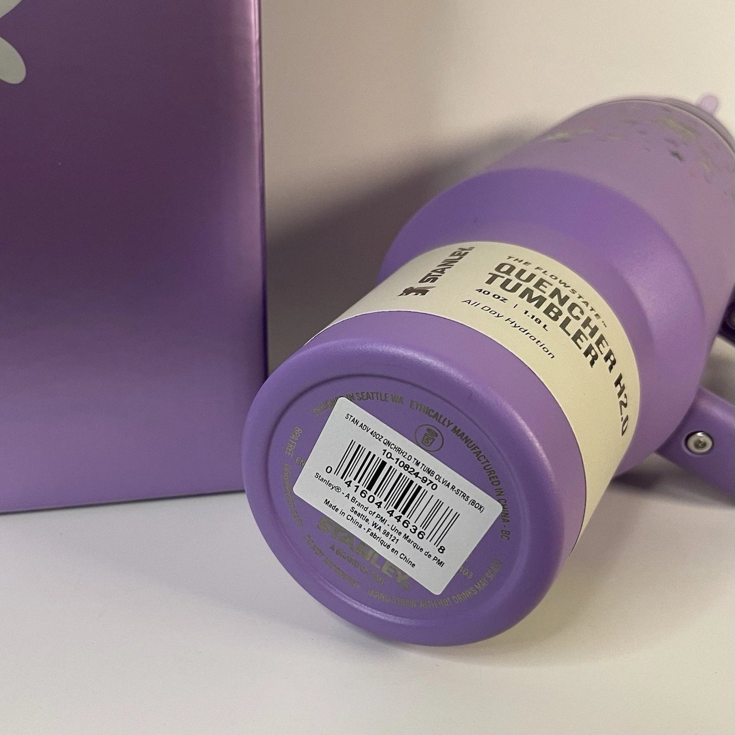 Stanley x Olivia Rodrigo Quencher H2.0 FlowState Tumbler 40 OZ Purple NEW NIB