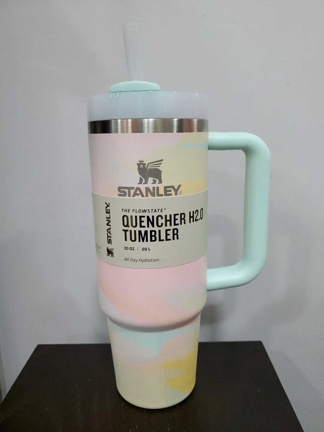 Stanley Quencher H2.0 FlowState Tumbler 30oz Pastel Multicolor Insulated Travel Mug with Handle