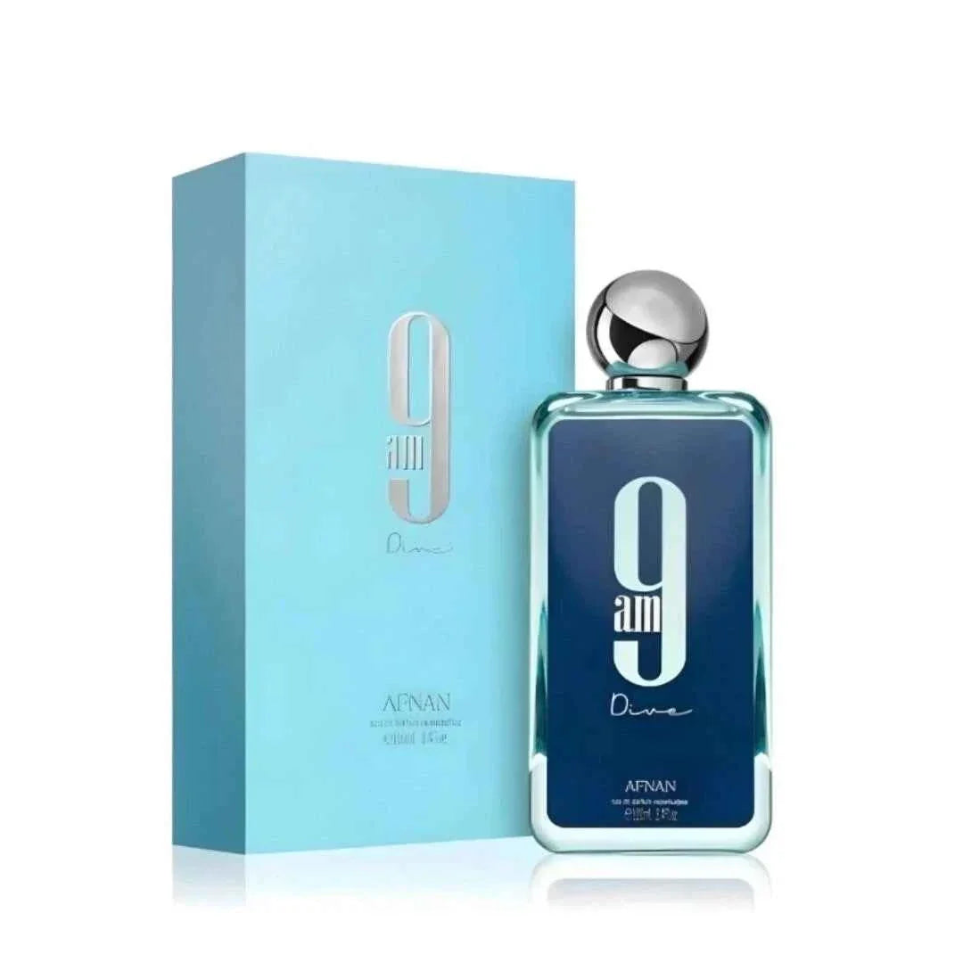Afnan 9AM Dive Perfumes EDP 3.4 Oz 100 ML For Unisex 🥇USA Seller