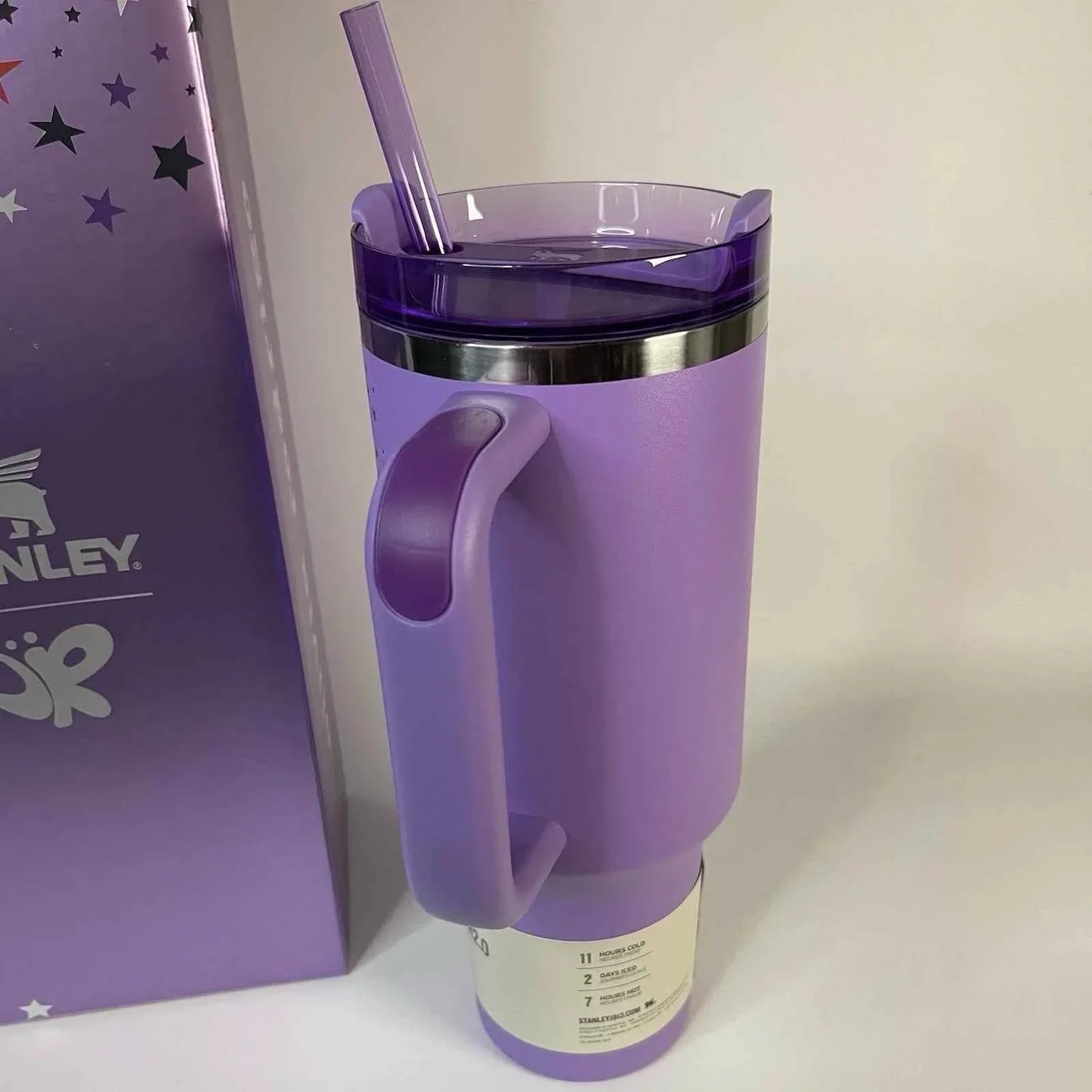 Stanley x Olivia Rodrigo Quencher H2.0 FlowState Tumbler 40 OZ Purple NEW NIB