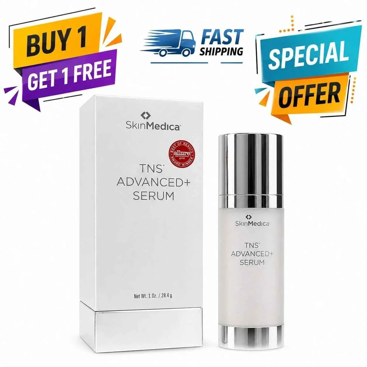 SkinMedica TNS Advanced+ Serum 1 oz (28.4g) EXP 10/2027 New Sealed Authentic