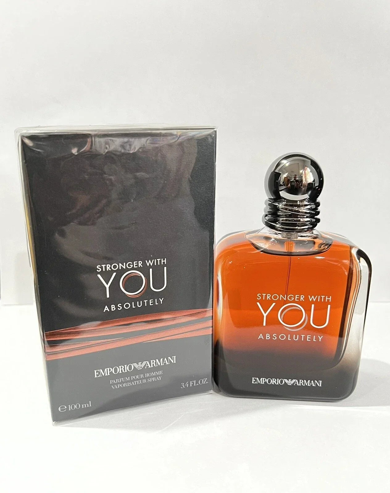 Emporio Armani Stronger With You Absolutely Parfum Pour Homme Spray 100ml / 3.4 fl oz Men's Fragrance