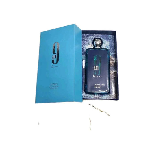 9 am Dive by Afnan 3.4 oz EDP Cologne Perfume Unisex New In Box