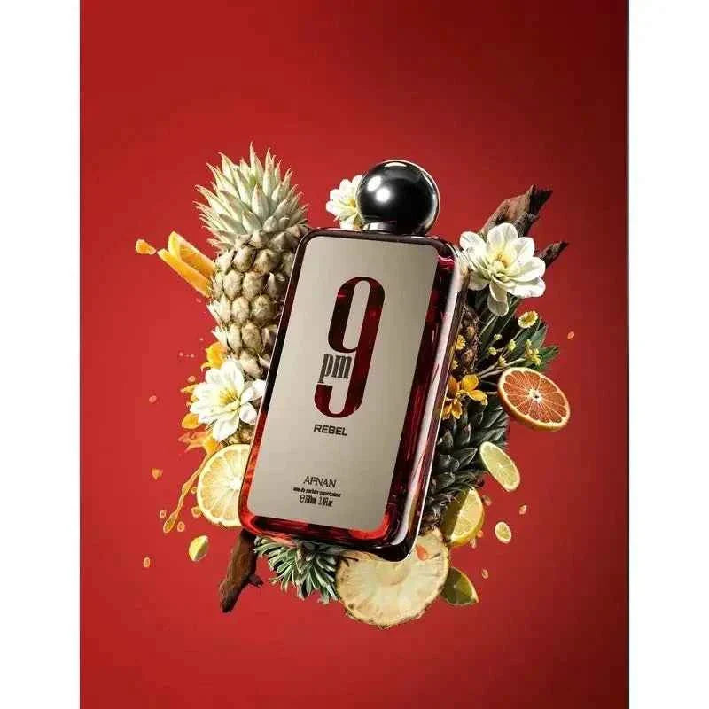 Afnan 9PM Rebel Eau de Parfum EDP for Men 3.4 fl oz 100ml