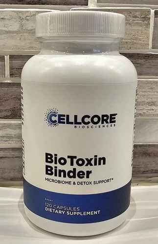 CellCore BioToxin Binder, Microbiome & Detox Support 120 Capsules Ship from USA